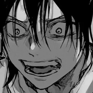 ⛓ Anime, Manga, Gesicht, Emotion, Wütend, Ausdruck telegram sticker