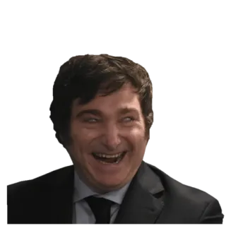 😁 Javier Milei 정치인, 아르헨티나, 대통령, 밀레이 telegram sticker