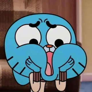 🎒 Gumball Watterson The Amazing World of Gumball Cartoon, Gumball, The Amazing World of Gumball, lustig, Figur, Animation whatsapp sticker