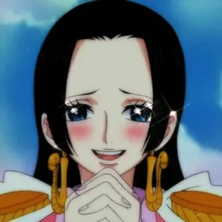 💗 Boa Hancock One Piece Anime, One Piece, Boa Hancock, Niedlich, Fanart, Charakter telegram sticker