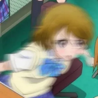 💿 anime, girl, blur, motion blur telegram sticker