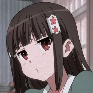 🥯 Anime, Garota, Fofa, Mangá, Desenho animado telegram sticker