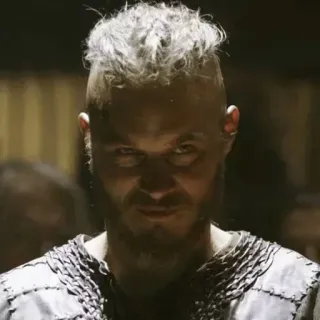 ⚔ Ivar the Boneless Vikings Ивар Бескостный, Викинги, Историческая драма, Трэвис Фиммел, Рагнар Лодброк, Сериал, История whatsapp sticker