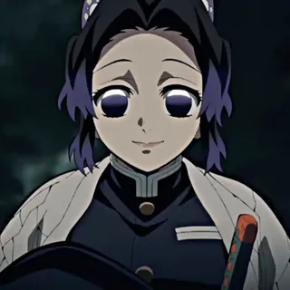 💜 Shinobu Kocho Demon Slayer Anime, Demon Slayer, Shinobu Kocho, Personnage, Animation japonaise whatsapp sticker