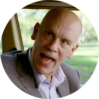 😬 John Malkovich 배우, 유명인, 남자 telegram sticker