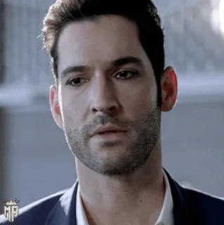 🥃 Lucifer Morningstar Lucifer 루시퍼, 루시퍼 모닝스타, 톰 엘리스, TV 쇼, 폭스, 넷플릭스 whatsapp sticker