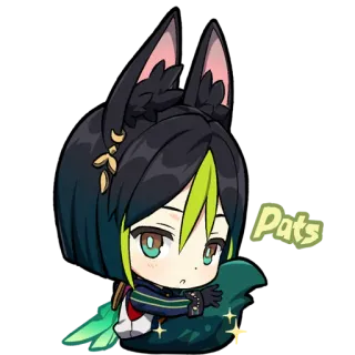 ✨ Pats animé, personnage, mignon, kawaii, autocollant, dessin animé telegram sticker