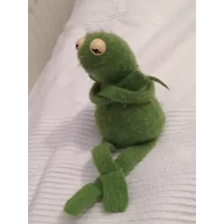 😫 Kermit the Frog Kermit, frog, puppet, sad, green telegram sticker