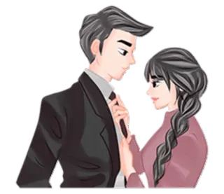 💑 pareja, amor, romance, abrazo, cariño, relación telegram sticker
