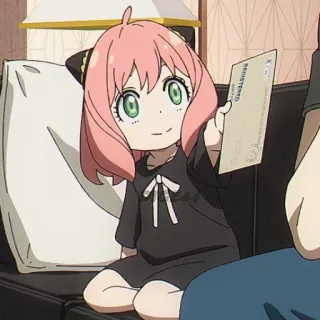 ✉️ Anya Forger Spy × Family REGISTERED Anime, Ragazza, Carina, Cartone animato, Anya, Spy Family telegram sticker