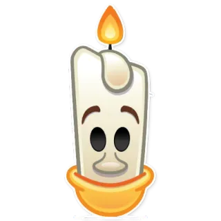 🔥 Lumiere Beauty and the Beast candle, Disney, Lumiere, Beauty and the Beast telegram sticker