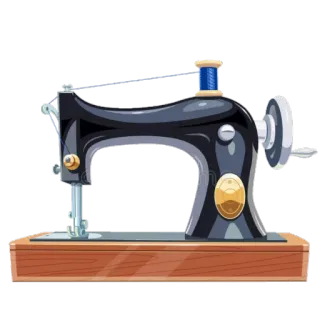 👗 costura, máquina de costura, artesanato, vintage, máquina, alfaiataria telegram sticker