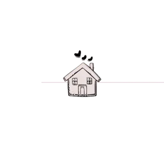 🏡 casa, hogar, dibujo, edificio, arquitectura whatsapp sticker