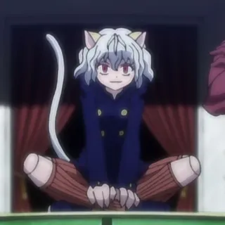 🧊 Neferpitou Hunter x Hunter anime, cat, ant, humanoid, hunter telegram sticker