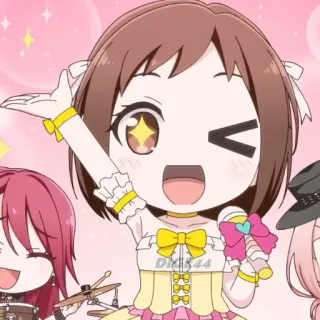 😉 DM544 Anime, Idol, Süß, Kawaii, Chibi, Musik, Sänger, Band whatsapp sticker