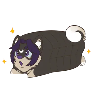🍞 perro, dibujos animados, animal, lindo, anime telegram sticker