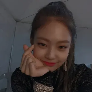 🍃 Jennie Kim kpop, blackpink, jennie, cantora, artista, coreano whatsapp sticker