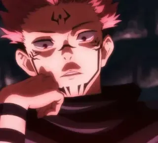 ✨ Ryomen Sukuna Jujutsu Kaisen anime, manga, demon, cursed spirit, jujutsu kaisen telegram sticker