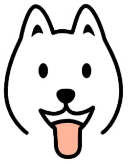 😛 cane, animale, animale domestico, carino, cartone animato telegram sticker
