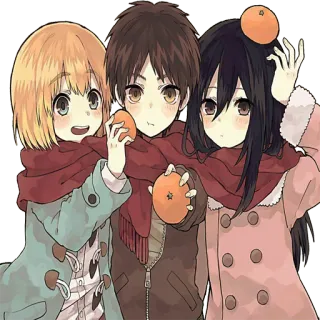 Mikasa Ackerman by Roka telegram stickers