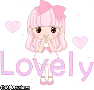 @MHStickers Little Princess telegram stickers