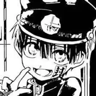 🗒 Hanako-kun Toilet-bound Hanako-kun 动漫, 漫画, 花子君, 地缚少年花子君, 幽灵, 超自然 telegram sticker
