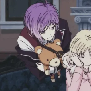 🧸 Laito Sakamaki Diabolik Lovers anime, cartoon, vampire, Laito, Diabolik Lovers, character telegram sticker