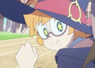 🌟 Constanze Amalie von Braunschbank-Albrechtsberger Little Witch Academia Anime, Strega, Mago, Magia, Scuola telegram sticker