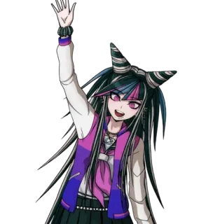👩‍🎤 Ibuki Mioda Danganronpa Anime, Charakter, Ibuki Mioda, Danganronpa telegram sticker