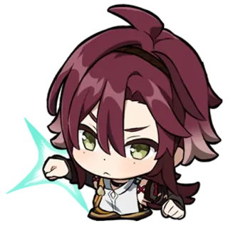 👊 Heizou Genshin Impact Anime, Personnage, Genshin Impact, Heizou, Jeu vidéo, Sticker whatsapp sticker