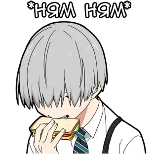 Мальчик Тьмы @Nyasticks telegram stickers
