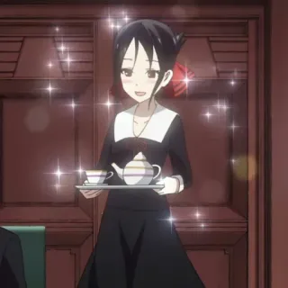 😍 Kaguya Shinomiya Kaguya-sama: Love Is War Аниме, Кагуя-сама, Любовь это война, Кагуя Синомия, Чай telegram sticker