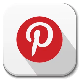 😊 pinterest, logo, soziale medien, symbol, app-symbol, rot, weiß whatsapp sticker