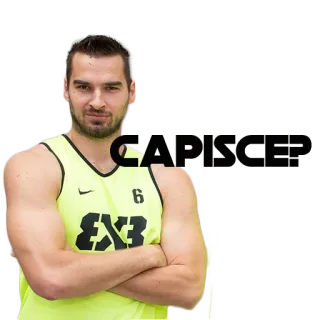 🔫 basketbal, sport, atleet, man, fitness, portret, oefening telegram sticker