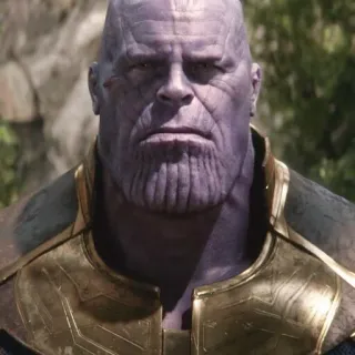 💜 Thanos Thanos, Marvel, villain, supervillain telegram sticker