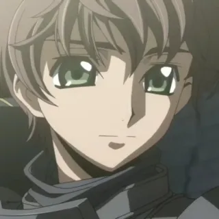 🧩 Suzaku Kururugi Code Geass Аниме, Персонаж, Сузаку Куруруги, Code Geass telegram sticker