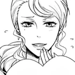 🎩 anime, wanita, potret, ilustrasi, manga telegram sticker