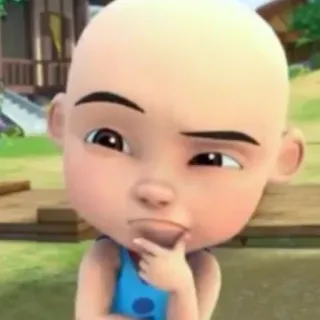 🏁 Upin Upin & Ipin мультфильм, анимация, персонаж, Упин, Ипин, Малайзия telegram sticker