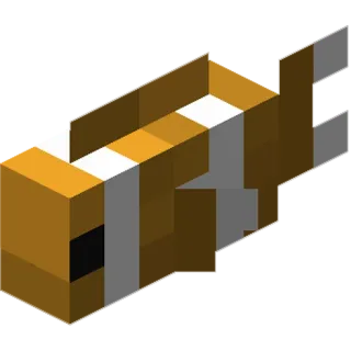 🐟 minecraft, renard, animal, jeu, bloc whatsapp sticker