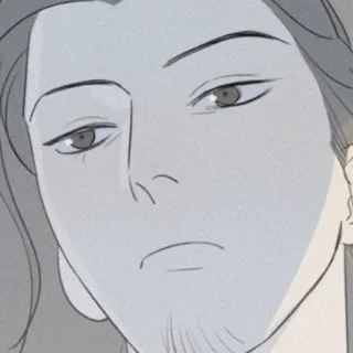 🎞 hombre, cara, expresión, serio, retrato, boceto telegram sticker