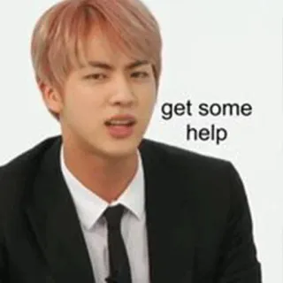 😖 get some help Meme, Conseil, Aide, Drôle telegram sticker