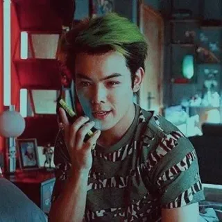 🐍 Beast Boy Titans dc comics, supereroe, garfield logan, capelli verdi, mutante, teen titans telegram sticker