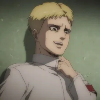 👾 Falco Grice Attack on Titan ファルコ, アニメ, 進撃の巨人, キャラクター, 兵士, エレン・イェーガー whatsapp sticker