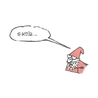 😡 siktir 노움, 만화, 화난, 욕설, 저주 telegram sticker