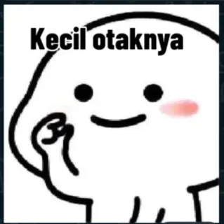 🤏 Kecil otaknya Cartoon, Niedlich, Meme, Ausdruck telegram sticker