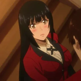 🥀 Yumeko Jabami Kakegurui Anime, Jogos de azar, Uniforme escolar, Mangá, Kakegurui telegram sticker