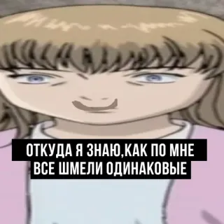 💍 ОТКУДА Я ЗНАЮ,КАК ПО МНЕ ВСЕ ШМЕЛИ ОДИНАКОВЫЕ telegram sticker