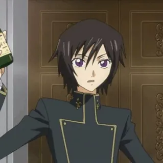 🥀 Lelouch Lamperouge Code Geass Anime, Personaggio, Lelouch, Code Geass, Personaggio anime whatsapp sticker
