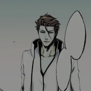 🧬 Sosuke Aizen Bleach Anime, Manga, Bleach, Sosuke Aizen, Aizen telegram sticker
