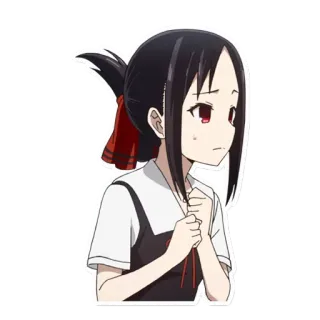 😟 Kaguya Shinomiya Kaguya-sama: Love Is War Anime, Manga, Kaguya-sama, Personaje, Kaguya Shinomiya whatsapp sticker